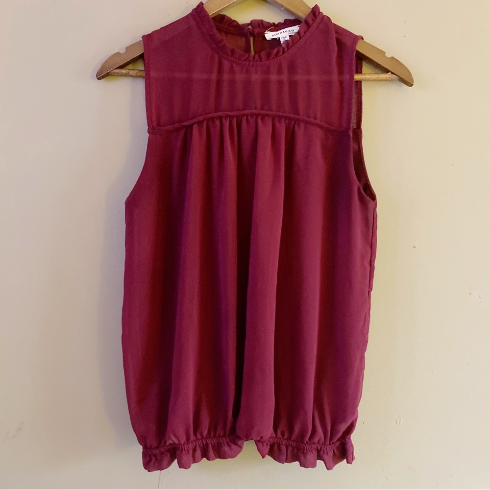 Monteau Red Tank Top